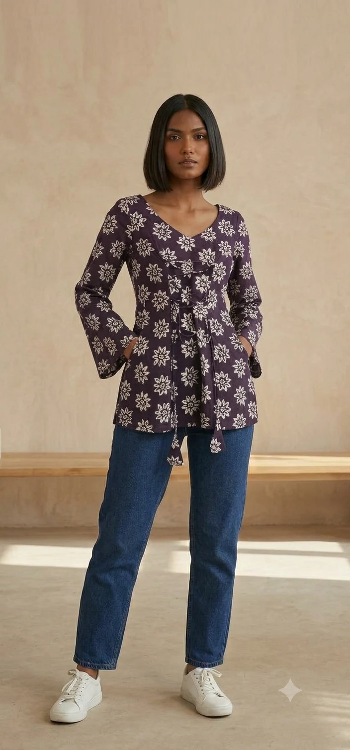 Kavya Kurti front view